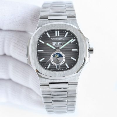TW Factory Patek Philippe Geneve Stainless Steel PP BJ1 Nautilus 5726/1A Silver steel case Watch